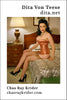 Dita Von Teese ~ Set of 4 picture postcards